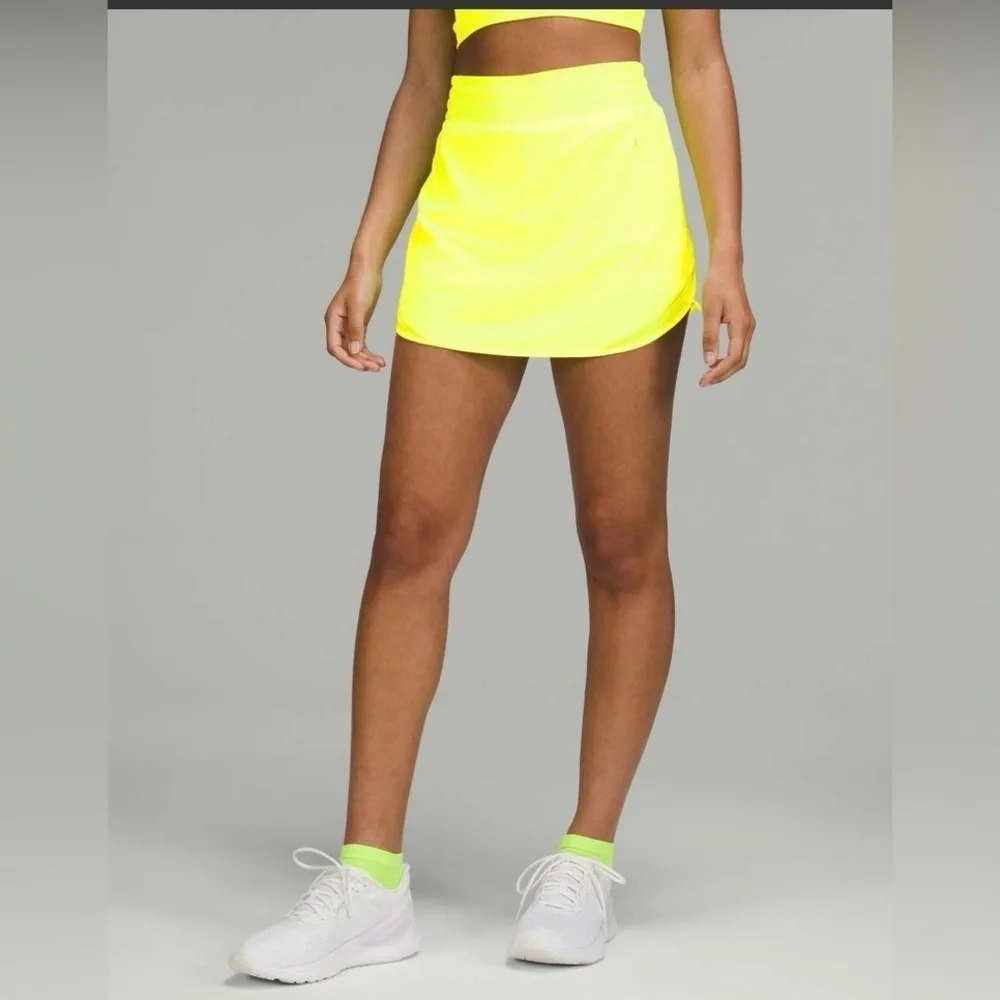 lululemon athletica Neon Yellow Skirt